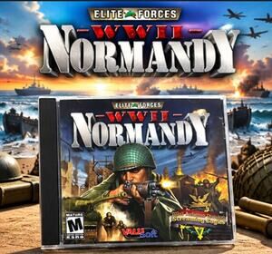 Elite Forces WWII Normandy PC CD ROM 2001 ValuSoft Big Box Game Pre Owned